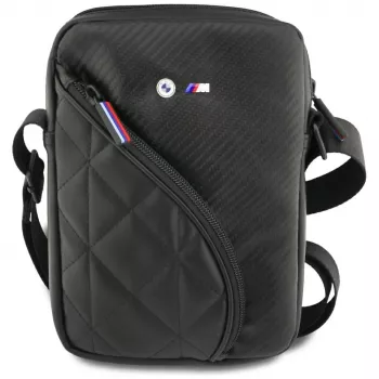 BMW Carbon Pockets & Metal Logo 8 crna futrola za pametni telefon
