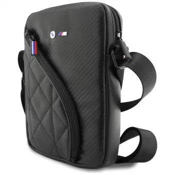 BMW Carbon Pockets & Metal Logo 8 crna futrola za pametni telefon