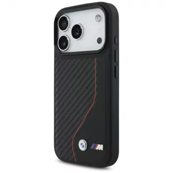 BMW M Carbon Line & Logo MagSafe futrola za Apple iPhone 17 Pro, crvena