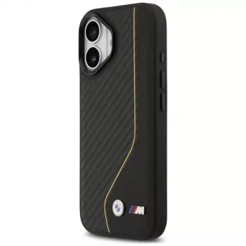 BMW M Carbon Line & Logo MagSafe futrola za iPhone 17, žuta
