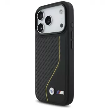 BMW M Carbon Line & Logo MagSafe futrola za iPhone 17 Pro, žuta