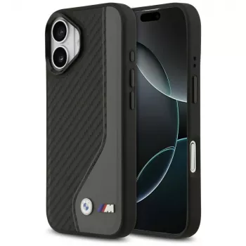 BMW M Carbon Logo MagSafe futrola za iPhone 17, antracit