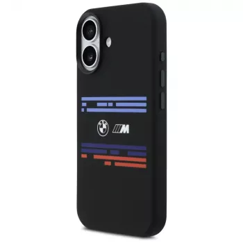 BMW M Silicon Horizontal Line MagSafe futrola za Apple iPhone 17, crna