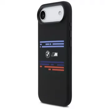 BMW M Silicon Horizontal Line MagSafe futrola za iPhone Air, crna