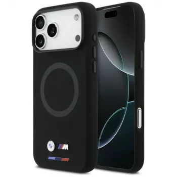 BMW M Silicon Logo MagSafe futrola za iPhone 17 Pro Max, crna