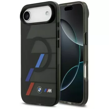 BMW M IML Metal Buttons Tricolor Lines MagSafe futrola za Apple iPhone Air, crna