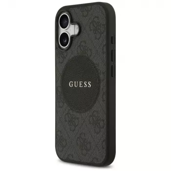 Guess 4G Circle Classic Logo MagSafe futrola za iPhone 17 (crna)