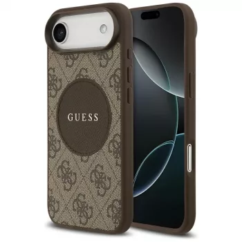 Guess 4G Circle Classic Logo MagSafe futrola za iPhone Air, smeđa