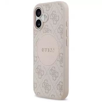 Guess 4G Circle Classic Logo MagSafe futrola za iPhone 17 - ružičasta
