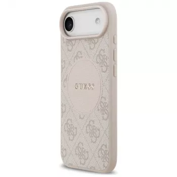 Guess 4G Circle Classic Logo MagSafe futrola za iPhone Air – ružičasta