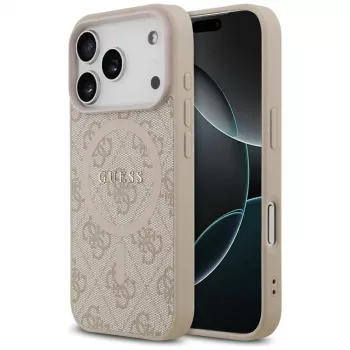 Guess 4G Ring Classic Logo MagSafe futrola za iPhone 17 Pro ružičasta