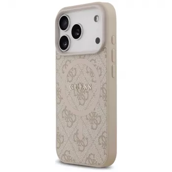 Guess 4G Ring Classic Logo MagSafe futrola za iPhone 17 Pro ružičasta