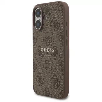 Guess 4G Ring Classic Logo MagSafe futrola za iPhone 17 - smeđa