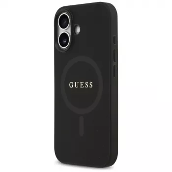 Guess Saffiano Classic Logo MagSafe futrola za iPhone 17 crna