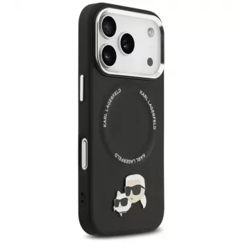 KARL LAGERFELD Karl & Choupette Pins MagSafe futrola za Apple iPhone 17 Pro - crna