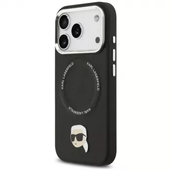 KARL LAGERFELD Karl Pin MagSafe futrola za Apple iPhone 17 Pro - crna