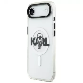 Karl Lagerfeld IML Karl Sketch Logo MagSafe futrola za iPhone Air, prozirna