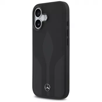 Mercedes Leather The Move MagSafe futrola za iPhone 17 crna
