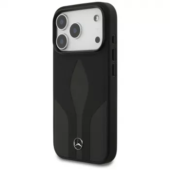 Mercedes Leather The Move MagSafe futrola za iPhone 17 Pro crna