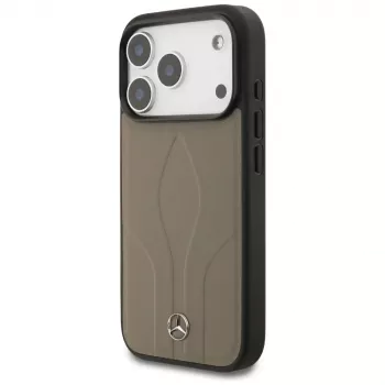 Mercedes Leather The Move MagSafe futrola za iPhone 17 Pro taupe