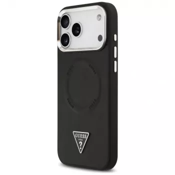 Guess Triangle Logo MagSafe futrola za Apple iPhone 17 Pro (crna)