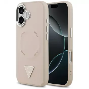 Guess Triangle Logo MagSafe futrola za iPhone 17 (ružičasta)