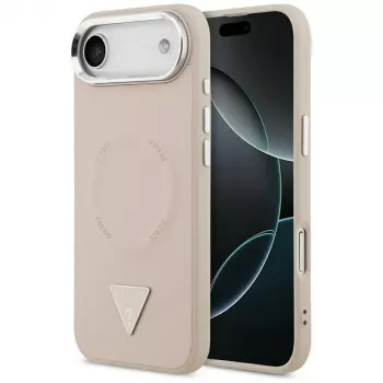 Guess Triangle Logo MagSafe futrola za iPhone Air (ružičasta)