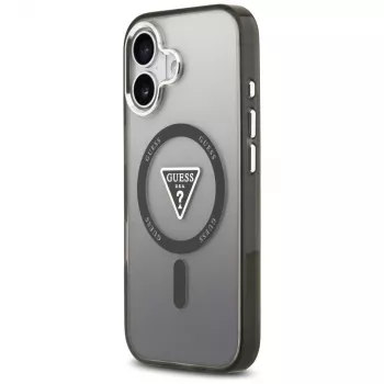 Guess IML Gradient Triangle Logo MagSafe futrola za iPhone 17 crna