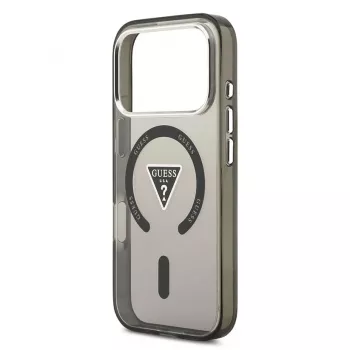 Guess IML Gradient Triangle Logo MagSafe futrola za iPhone 17 Pro crna