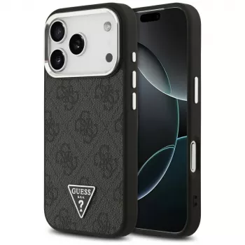Guess 4G Triangle Logo MagSafe futrola za iPhone 17 Pro (crna)