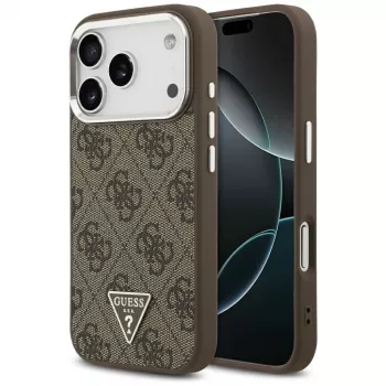 Guess 4G Triangle Logo MagSafe futrola za iPhone 17 Pro (smeđa)