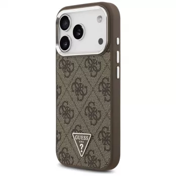Guess 4G Triangle Logo MagSafe futrola za iPhone 17 Pro (smeđa)