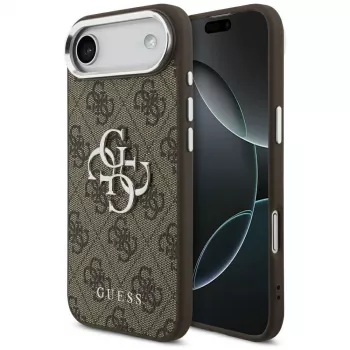 Guess GUHCP17MP4G4SMCW 4G Big 4G Classic Logo futrola za iPhone Air – smeđa / srebrna