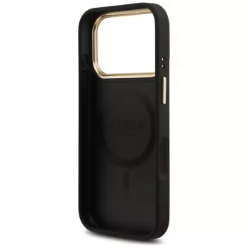 Guess 4G Stripe MagSafe futrola za iPhone 17 Pro Max, crna