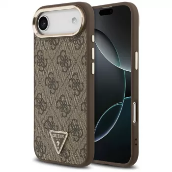 Guess 4G Triangle Logo MagSafe futrola za iPhone Air, smeđe-zlatna