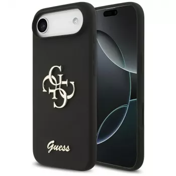 Guess Silicone Big 4G Script futrola za iPhone Air - crna