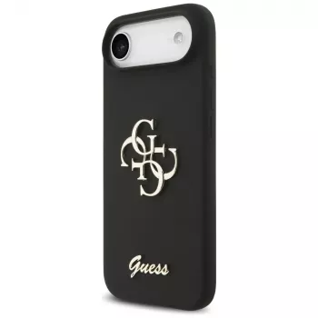 Guess Silicone Big 4G Script futrola za iPhone Air - crna
