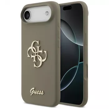 Guess Silicone Big 4G Script futrola za iPhone Air, smeđa