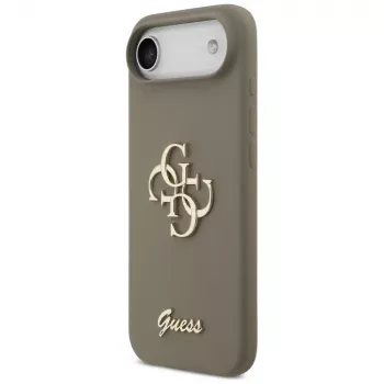 Guess Silicone Big 4G Script futrola za iPhone Air, smeđa