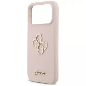 Guess Silicone Big 4G Script futrola za Apple iPhone 17 Pro Max - ružičasta