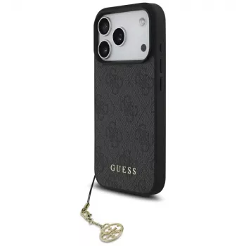 Guess 4G Charms Collection MagSafe futrola za Apple iPhone 17 Pro, crna