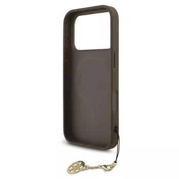 Guess 4G Charms Collection MagSafe futrola za iPhone 17 Pro (smeđa)