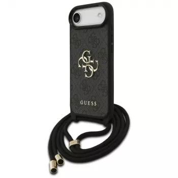 Guess 4G Big Logo Cord Strap Crossbody futrola za iPhone Air, crna