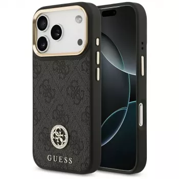 Guess 4G Strass Logo MagSafe futrola za iPhone 17 Pro (crna)