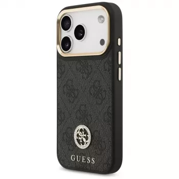 Guess 4G Strass Logo MagSafe futrola za iPhone 17 Pro (crna)