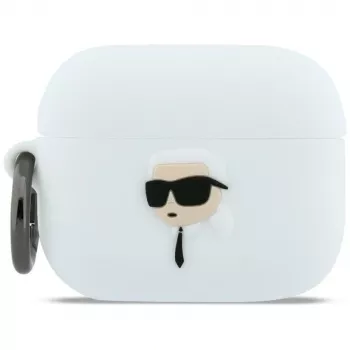 KARL LAGERFELD Silicone Karl Head 3D futrola za AirPods Pro 3, bijela