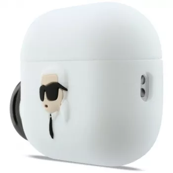 KARL LAGERFELD Silicone Karl Head 3D futrola za AirPods Pro 3, bijela