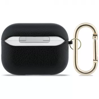 Guess Grained Classic Logo futrola za AirPods Pro 3, crna