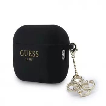 Guess Silicone 4G Charm futrola za AirPods Pro 3, crna