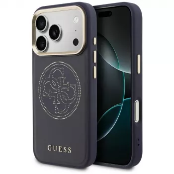 Guess Perforated 4G MagSafe futrola za iPhone 17 Pro Max, plava